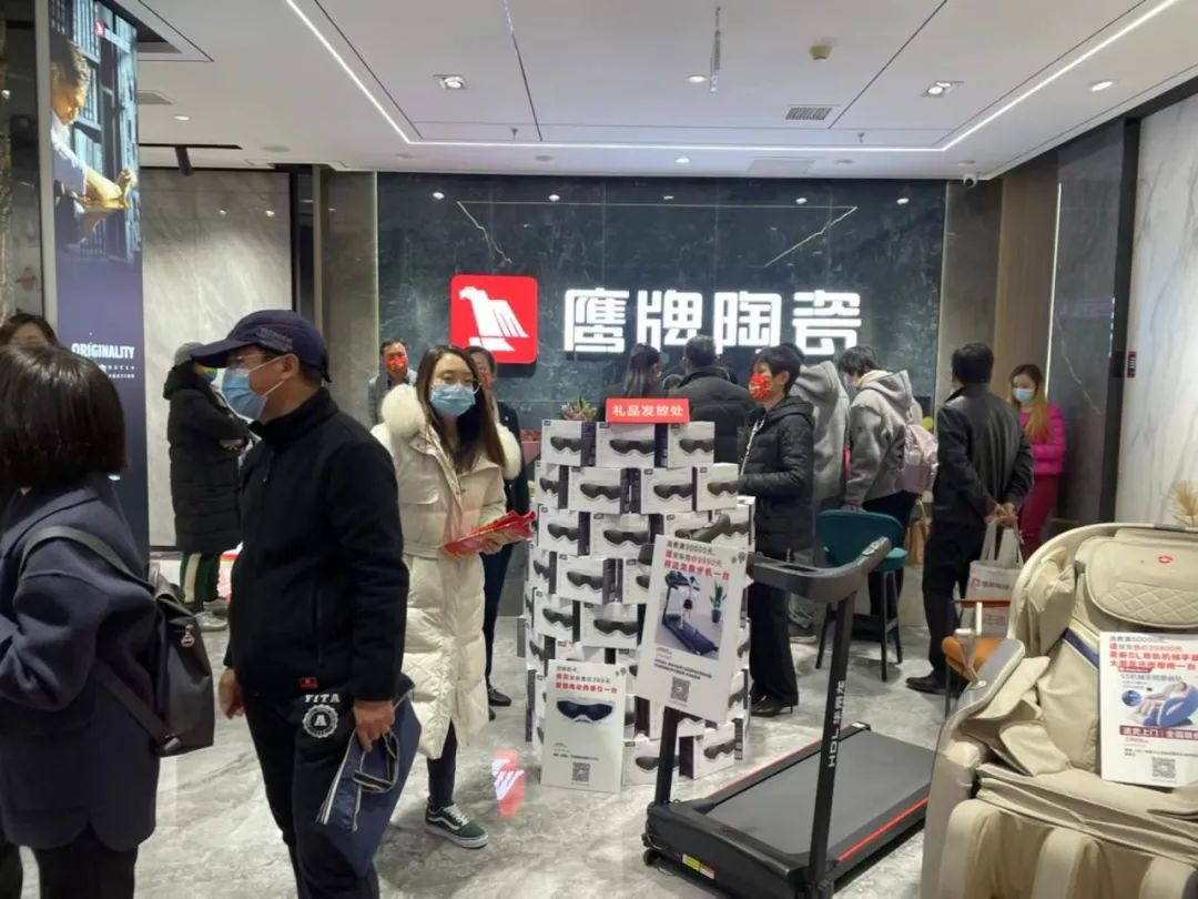 勢(shì)不可擋，鷹牌陶瓷終端布局再提速，石家莊1000㎡旗艦店盛大開業(yè)！(圖1)